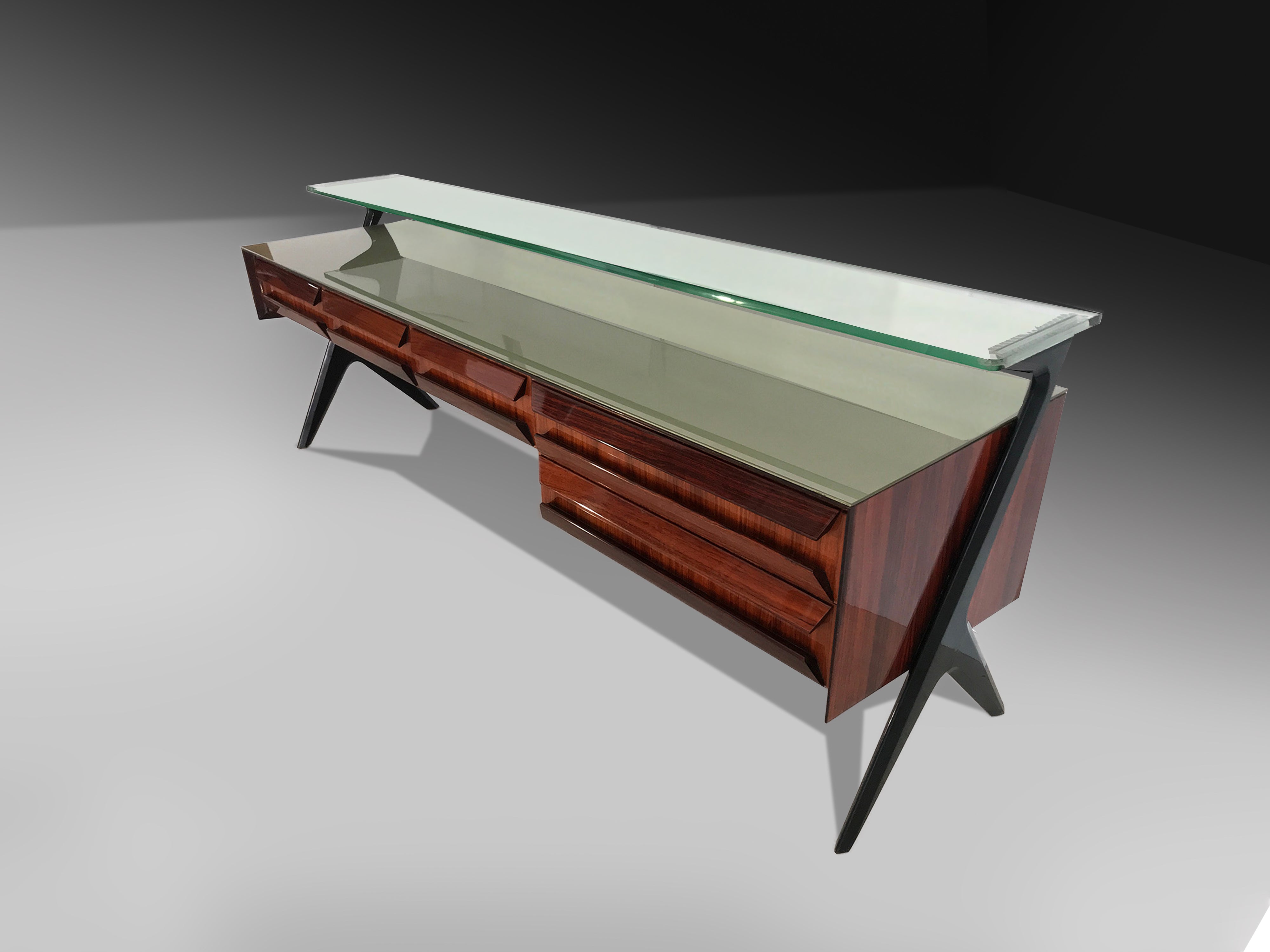 Italian Mid-Century Dresser by Vittorio and Plinio Dassi, 1950s