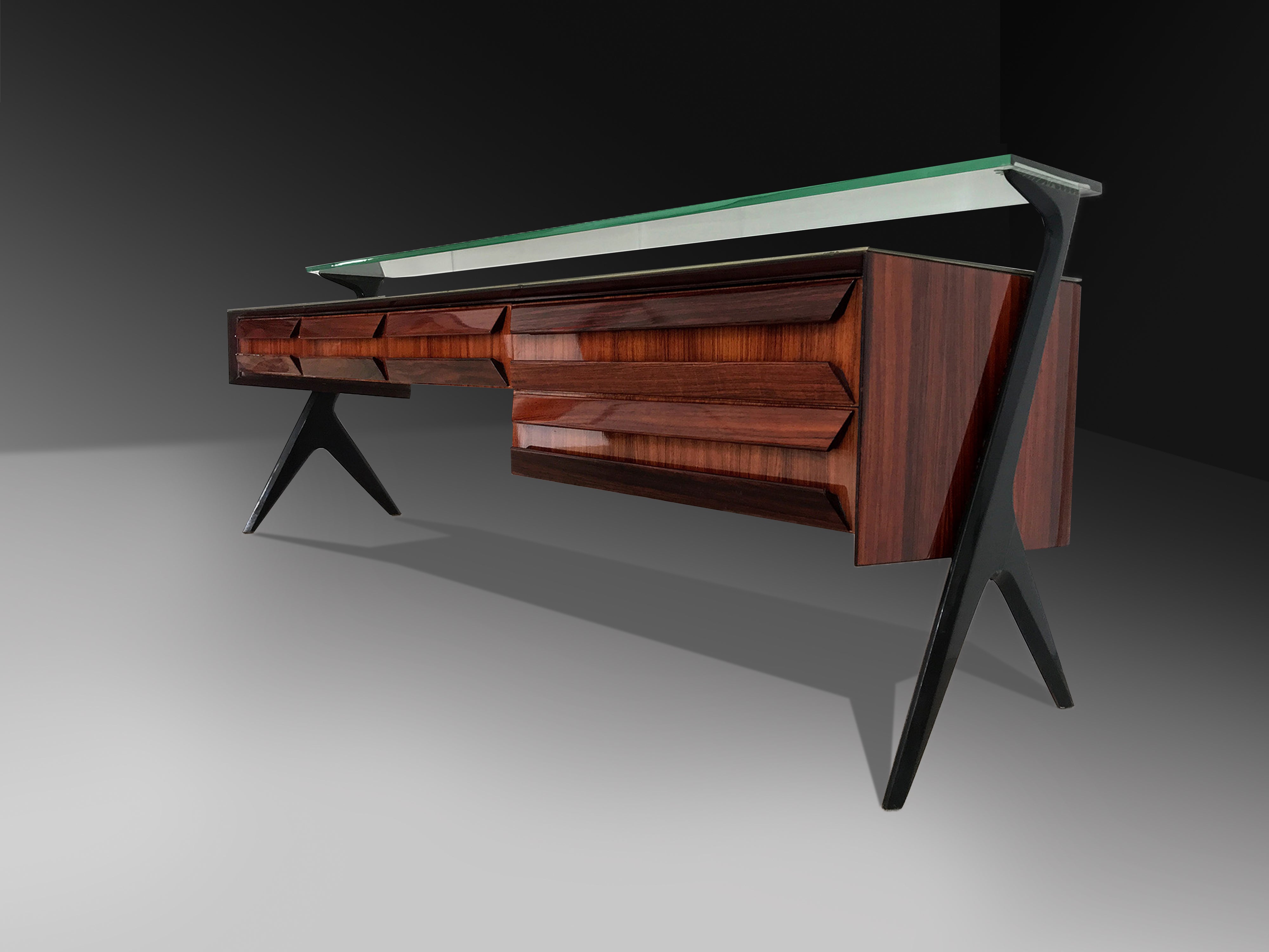 Italian Mid-Century Dresser by Vittorio and Plinio Dassi, 1950s