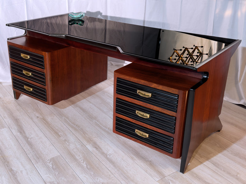 Italian Mid-Century Executive Desk Set by EPMC, 1950s